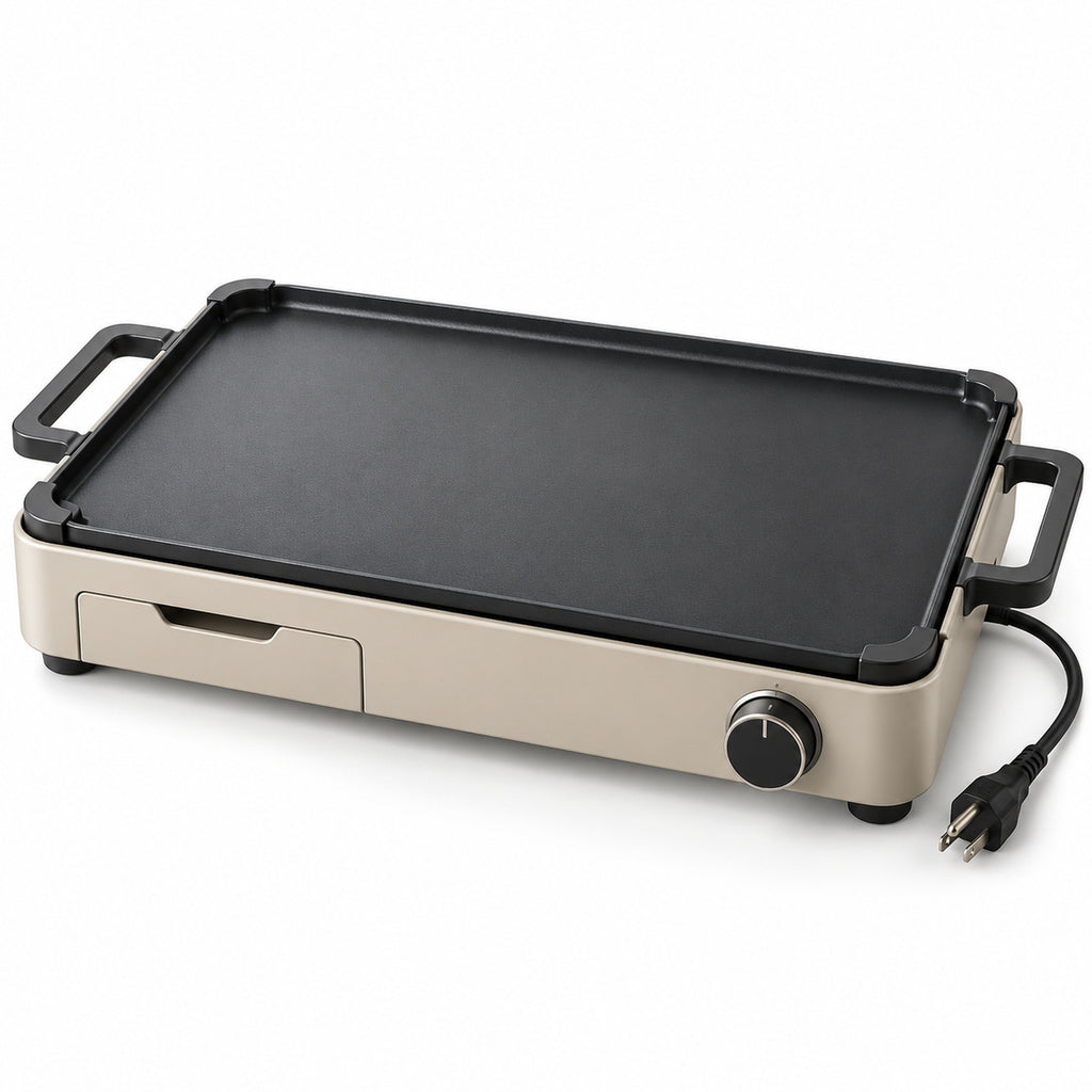 Removable-Plate Electric Griddle