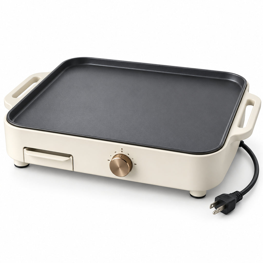 Compact Square Electric Griddle