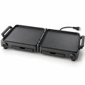 Fold-Flat Dual-Panel Electric Griddle