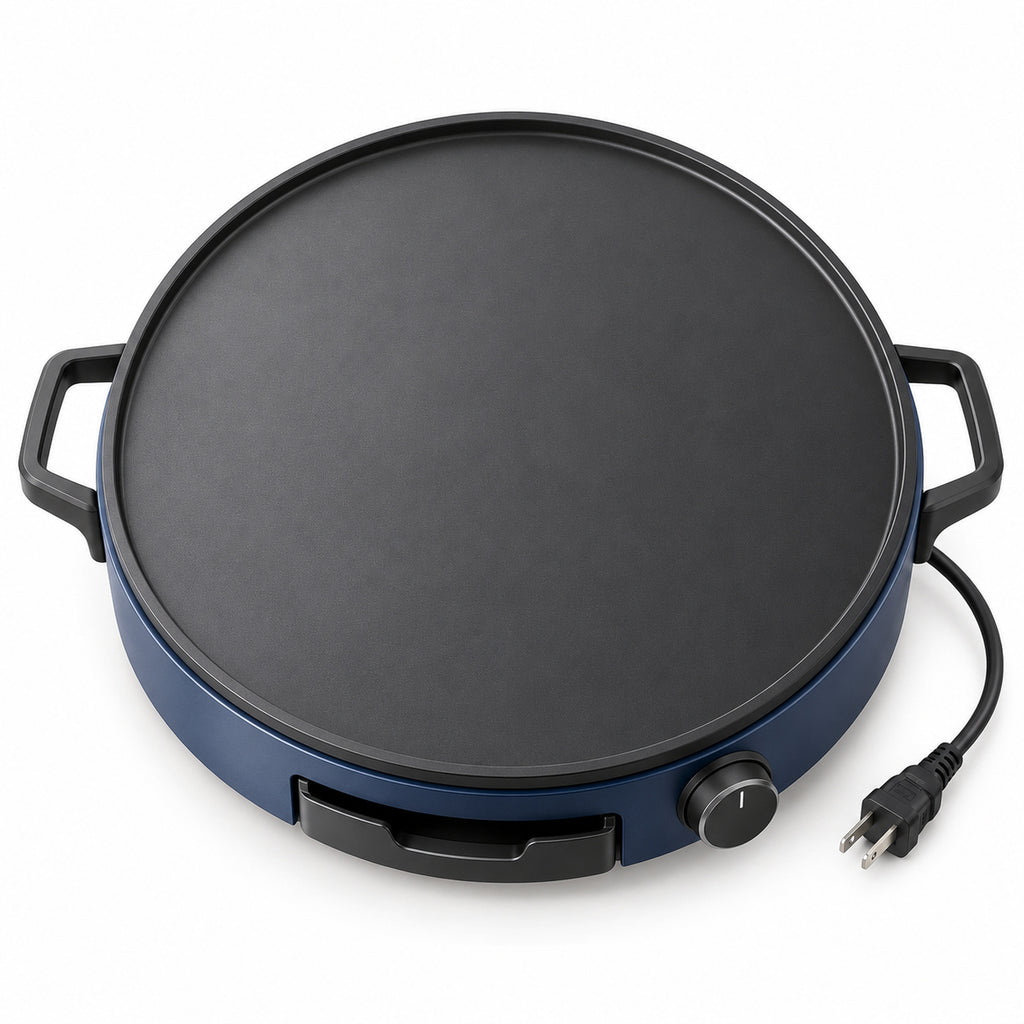 Round Breakfast Electric Griddle