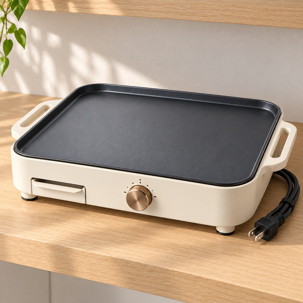 Compact Square Electric Griddle